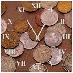 SvS Настенные часы SvS 3001934 Рубли мелочью СВС