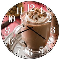 SvS Настенные часы SvS 3501721 Kitchen Чашка с мороженным СВС