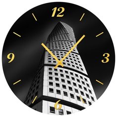 SvS Настенные часы SvS 3001753 Здание-изгиб СВС