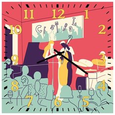 SvS Настенные часы SvS 3501764 Выступление музыкантов СВС