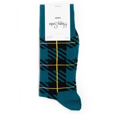 Носки с содержанием шерсти с клеточным узором Happy Socks Wool - Business Business 41-46
