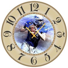 SvS Настенные часы SvS 3002147 Американский футболист СВС