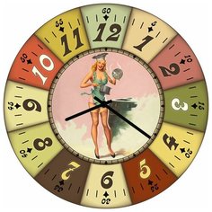 SvS Настенные часы SvS 3002673 Соблазнительная повар СВС