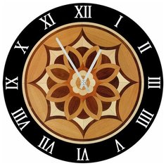 SvS Настенные часы SvS 3502885 Бежевый узор СВС