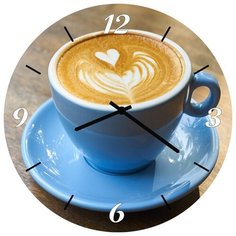 SvS Настенные часы SvS 4001709 Kitchen Чашка капучино СВС
