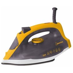 Утюг HOMESTAR HS-4005 желто-серый 1800Вт пар, спрей паровой удар, керамическая подошва 002677