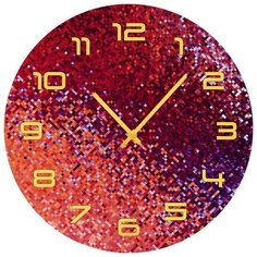 SvS Настенные часы SvS 3001811 Яркая абстракция СВС