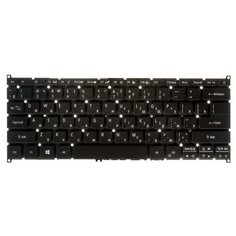 Клавиатура для ноутбука Acer, черная с подсветкой
