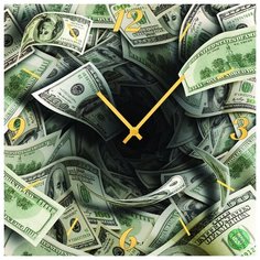 SvS Настенные часы SvS 3001682 Долларовый водоворот СВС