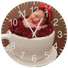 SvS Настенные часы SvS 3001133 Kids Спящее дитя СВС