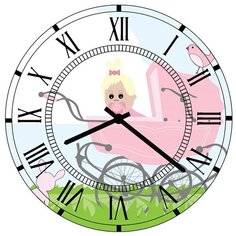 SvS Настенные часы SvS 4001205 Kids Ребенок с соской СВС