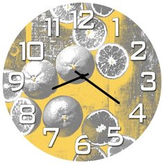 SvS Настенные часы SvS 3001665 Kitchen Апельсины абстракция СВС