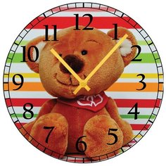 SvS Настенные часы SvS 4001218 Kids Жизнерадостный мишка СВС