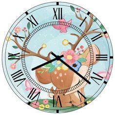 SvS Настенные часы SvS 3001123 Kids Олененок СВС
