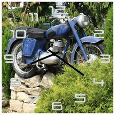 SvS Настенные часы SvS 3502011 Мотоцикл на краю СВС