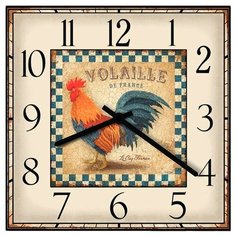 SvS Настенные часы SvS 3501073 Classic Петух СВС