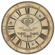 SvS Настенные часы SvS 4001008 Vintage Насекомые СВС