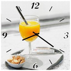 SvS Настенные часы SvS 3001670 Kitchen Апельсиновый сок СВС