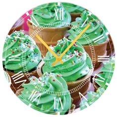 SvS Настенные часы SvS 3001297 Kitchen Пирожные СВС