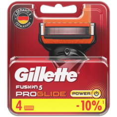 Сменные кассеты Gillette Fusion5 ProGlide Power, 4 шт.