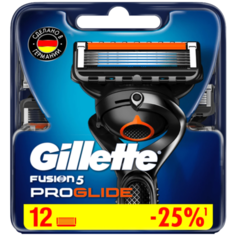 Сменные кассеты Gillette Fusion5 ProGlide, 12 шт.