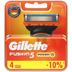 Сменные кассеты Gillette Fusion5 Power, 4 шт.