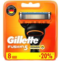 Сменные кассеты Gillette Fusion5 Power, 8 шт.