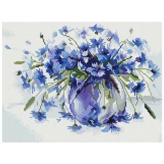 Василечки-васильки Мозаика на подрамнике 30х40 30х40 Белоснежка 319-ST-S