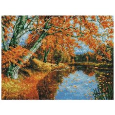 Уж лист осенний землю всю покрыл Мозаика на подрамнике 30х40 30х40 Белоснежка 286-ST-S