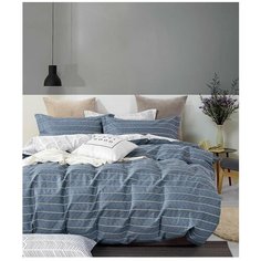 Постельное белье Розовые сны евро, сатин, наволочки 70x70, с простыней на резинке 180*200