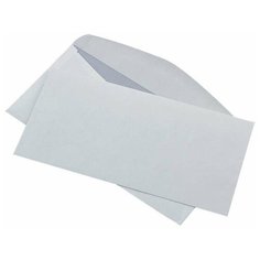 Конверты E65 (110х220 мм), клей, 80 г/м2, комплект 1000 шт., клапан автомат, внутренняя запечатка, 112192, 1151 Курт