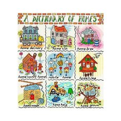 Набор для вышивания Homes (Домики) Bothy Threads XDO9