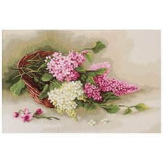 Набор для вышивания Сирень в корзине, Luca-S 31 х 20 см ( G493 )
