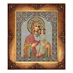 Набор для вышивания бисером Икона Божией Матери Смоленская GALLA COLLECTION И036