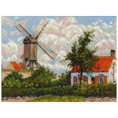 Набор Ветряная мельница по мотивам картины К.Писсаро 33х25 Риолис 1702