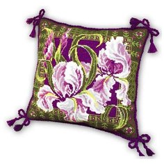 Набор Подушка. Ирисы 40х40 Риолис 657