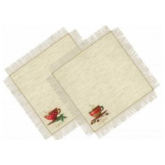 Набор Салфетки. Чай и Кофе вышивка 28х28 Риолис 1640