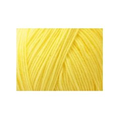 Пряжа для вязания ПЕХ Детская объёмная (100% микрофибра) 5х100г/400м цв.053 св.желтый Пехорка ПЕХ.ДЕТ.об.100.053