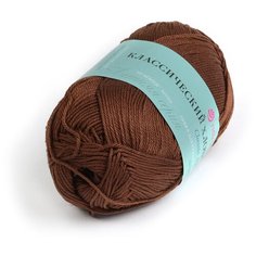 Пряжа для вязания ПЕХ Классический хлопок (100% мерсеризованный хлопок) 5х100г/250м цв.513 кора Пехорка ПЕХ.КЛ.Х.513