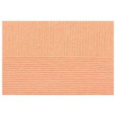 Пряжа для вязания ПЕХ Виртуозная (100% мерсеризованный хлопок) 5х100г/333м цв.018 персик Пехорка ПЕХ.вирт.018