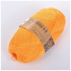 Пряжа для вязания ПЕХ Крапивная (100% крапива) 5х50г/250м цв.074 крокус Пехорка ПЕХ.крап.074