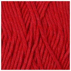 Пряжа для вязания ПЕХ Лаконичная (50% хлопок, 50% акрил) 5х100г/212м цв.006 красный Пехорка ПЕХ.лакон.006