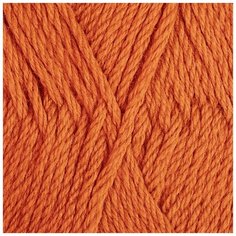 Пряжа для вязания ПЕХ Пехорская шапка (85% мериносовая шерсть, 15% акрил высокообъемный) 5х100г/200м цв.186 манго Пехорка ПЕХ.ПШ.186