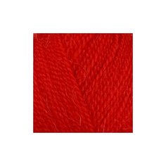 Пряжа для вязания ПЕХ Великолепная (30% ангора, 70% акрил высокообъемный) 10х100г/300м цв.088 красный мак Пехорка ПЕХ.велик.088