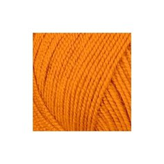 Пряжа для вязания ПЕХ Бисерная (100% акрил) 5х100г/450м цв.485 Желтооранжевый Пехорка ПЕХ.бисер.485