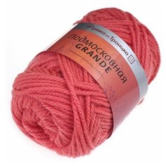 Пряжа для вязания ТРО Подмосковная GRANDE (50% шерсть, 50% акрил) 5х100г/130м цв.0134 багряный Пряжа из Троицка ТРО.подм.GR.0134 Троицкая камвольная фабрика