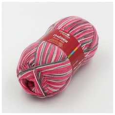 Пряжа для вязания ТРО Пчелка (100% акрил) 10х100г/500м цв.7382 принт Пряжа из Троицка ТРО.ПЧ.7382 Троицкая камвольная фабрика