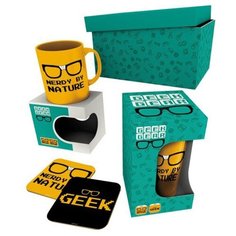 Набор Geek (кружка + костеры + стакан) GB Eye