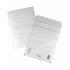 Конверт-пакеты с прослойкой из пузырчатой пленки (240х350 мм), белая крафт-бумага, отрывная полоса, комплект 100 шт., F/3 Курт