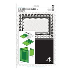 Форма для эмбоссирования Рамка - Фер-айл А4 (21,0 х 29,7 см) 1 шт * Docrafts